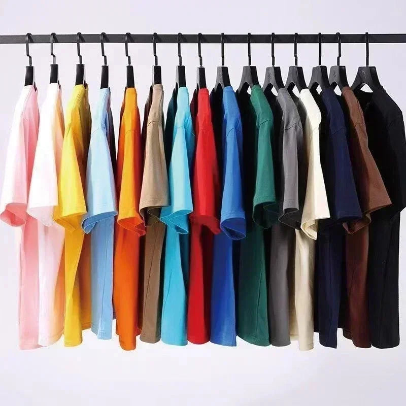 2026 summer New Letter Printing Men's T-shirt High Quality Pure Cotton Unisex Street Wear Short-sleeved Loose Y2K Harajuku shirt