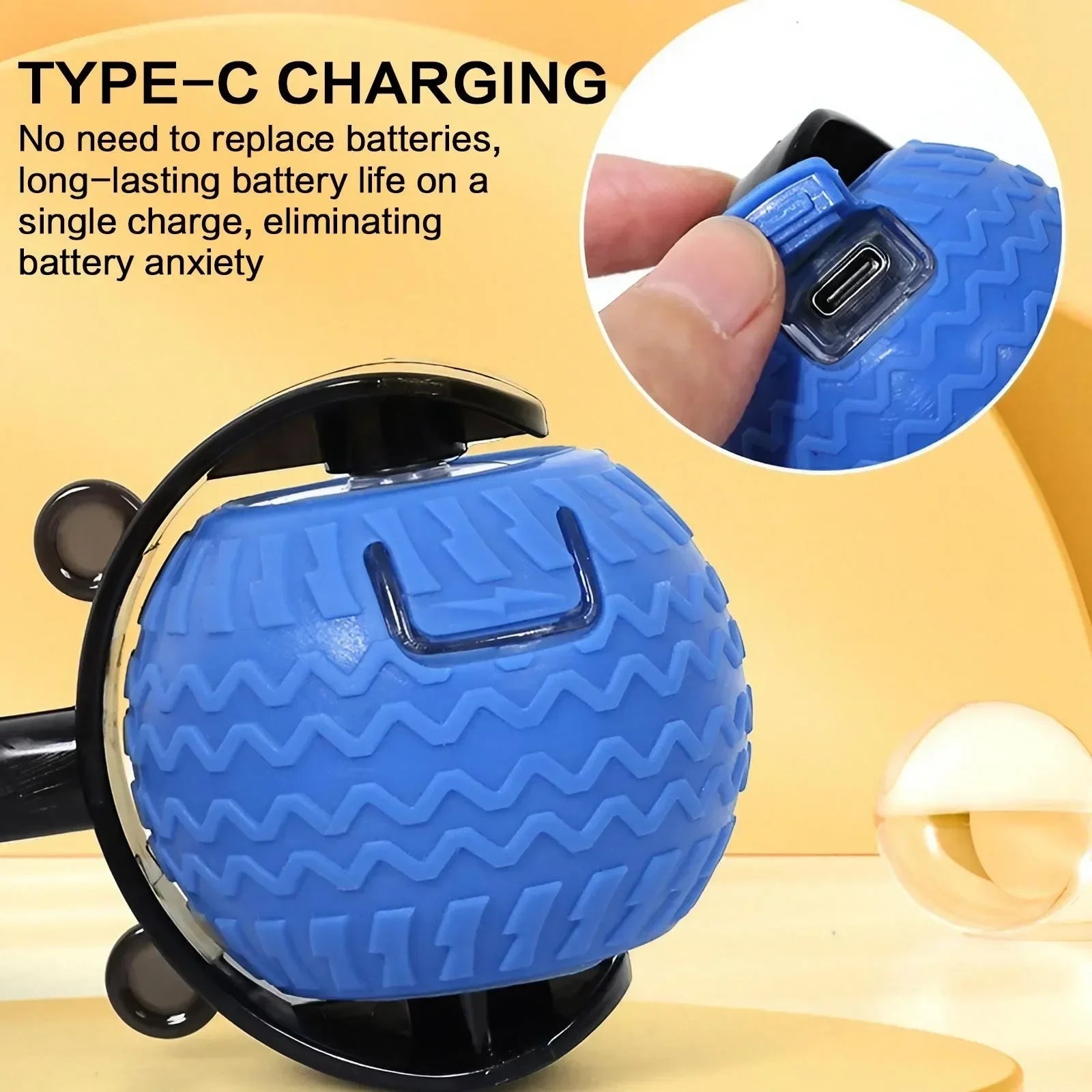 Smart Automatic Rotating LED Cat Teasing Ball, Obstacle Avoidance Interactive Cat Yo-Yo for Kittens Pet Supplies