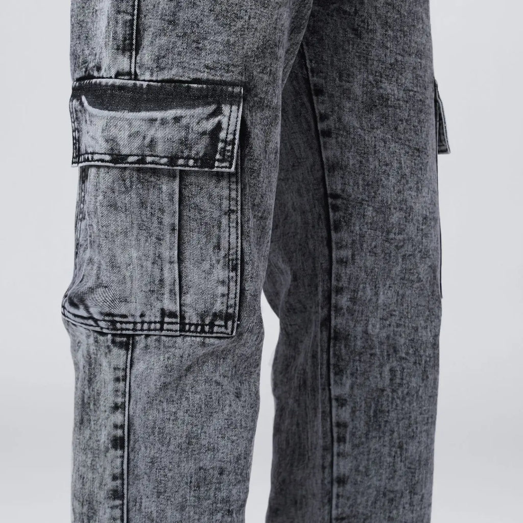 Men's Loose Straight Leg Jeans American Fashion Brand Casual Workwear Comfortable Fit Classic Style
