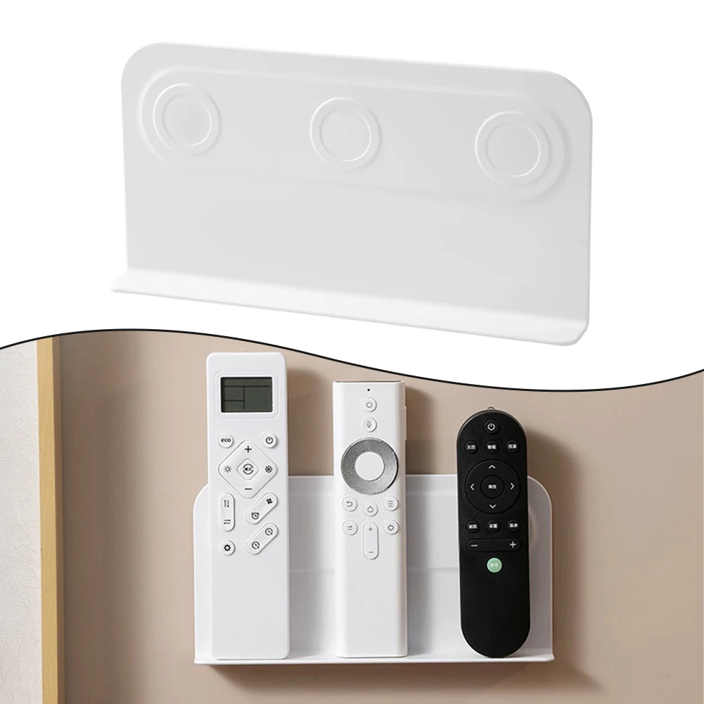 ABS Remote Control Holder Punch-Free Remote Control Magnetic Holder Wall Mount Storage Rack Household Storage Rack