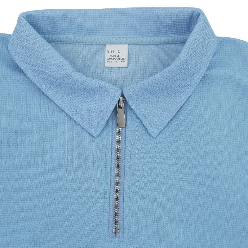 2024 Men's summer suits solid color waffle lapel slim-fit short sleevett-shirt casual fashion men's clothing free shipping