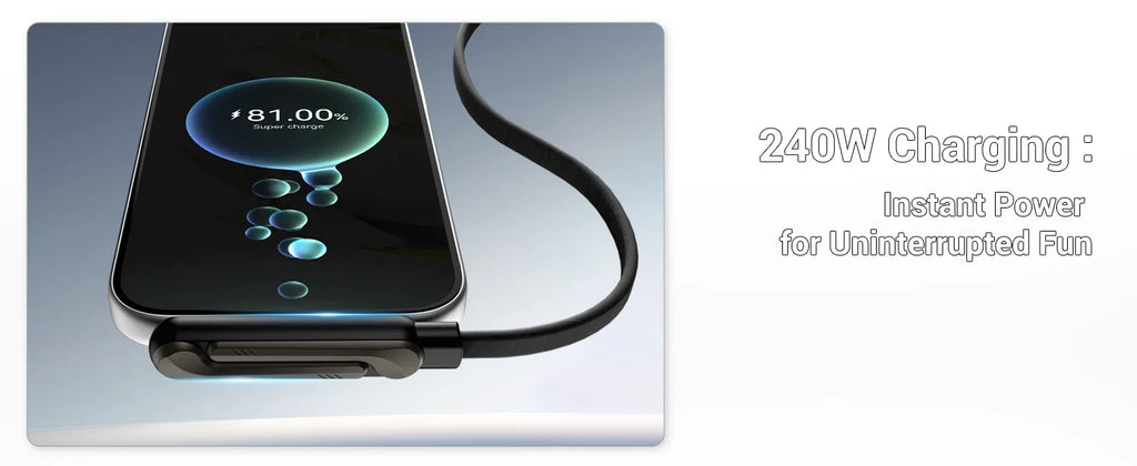 240/65w Fast Charging Foldable Bracket Data Cable 2-in-1 Data Wire Foldable Phone Tablet Stand Type-C to Type-C /USB-A to Type-C