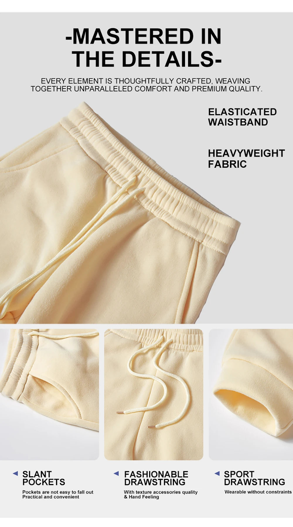 Powerhouse Gym Letter Printed Sweatpants Men'S Basics Trousers Elastic Waist Loose Pocket Pants Casual Fleece Warm Men Clothing