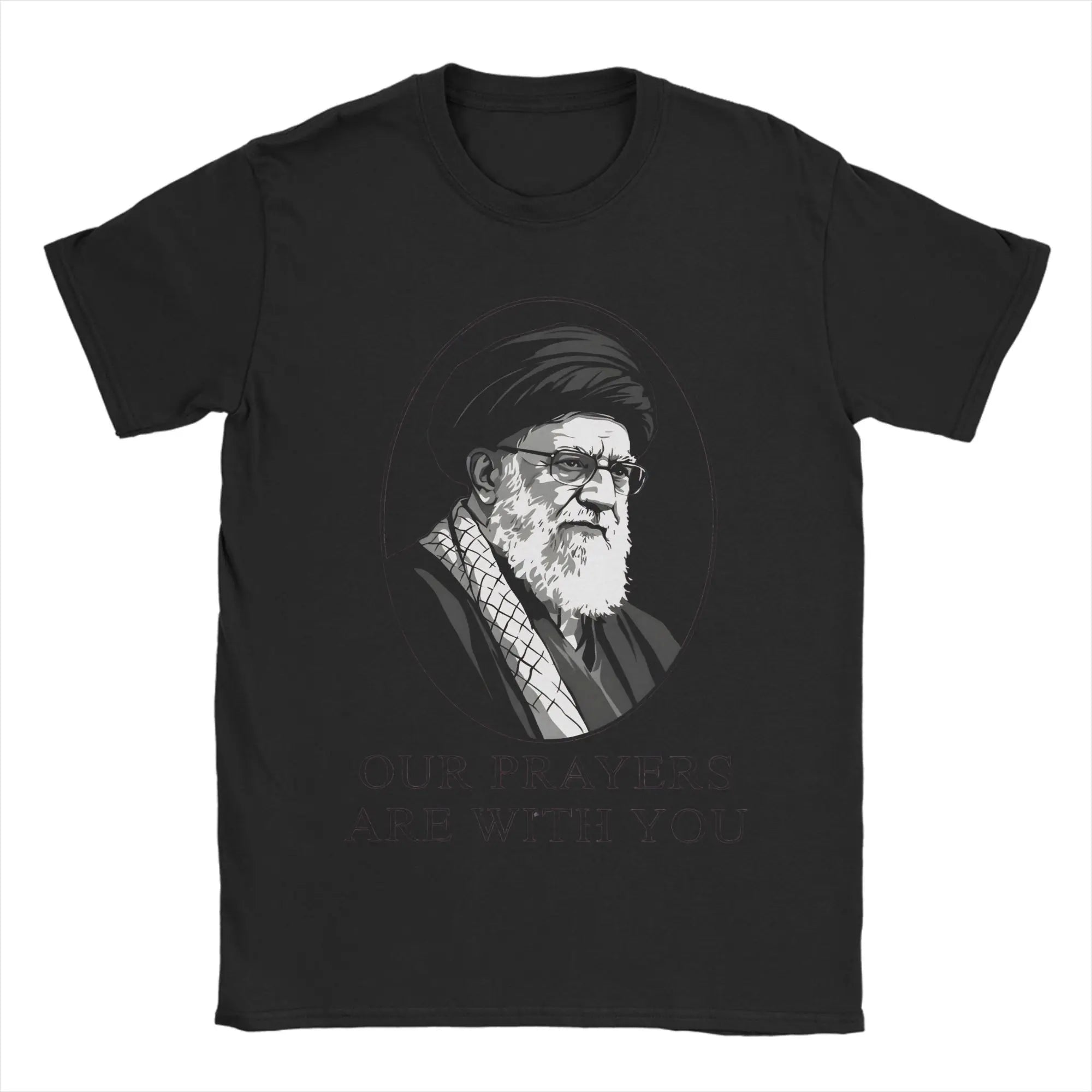 Graphic Printing We Love You Ayatollah RIP 1939-2026 IRAN Ali Khamenei  T Shirt For Unisex  Cotton Tee Shirt Short Sleeve Tops