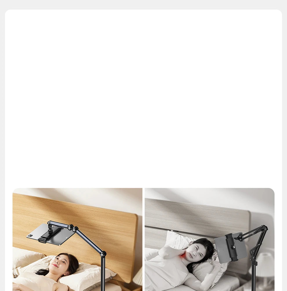 Tablet Stand Phone Holder Floor Lazy Support Stand Desktop Live Broadcast Stand Aluminum Alloy Retractable iPad Clip