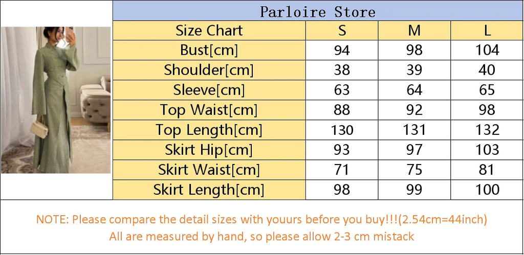 Chinese Style Frog Button Two Piece Set Long Flared Sleeve Ruched Waist Traditional Oriental Outline Sets Spring Picnic Outfit