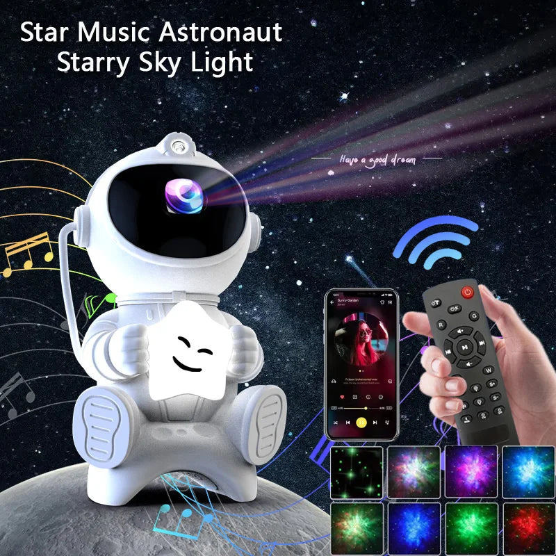 Nebula Sky Projector — Galaxy Light with Bluetooth Speaker
