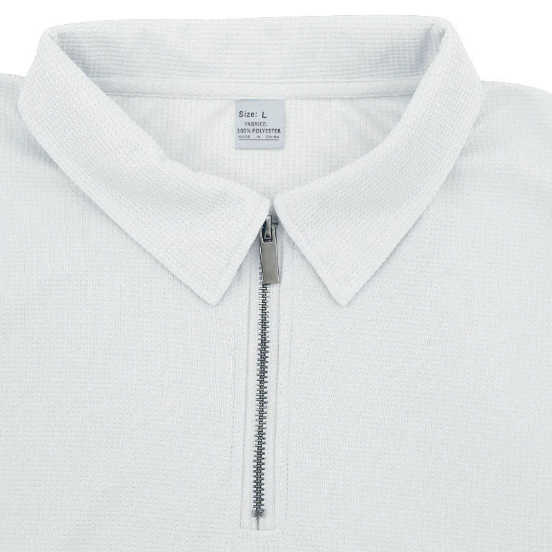 2024 Men's summer suits solid color waffle lapel slim-fit short sleevett-shirt casual fashion men's clothing free shipping