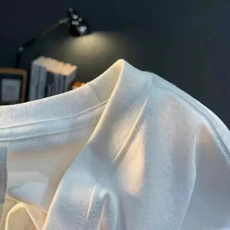 Pure Cotton Spring Summer Oversized T Shirt Men Women Vintage 1973 Logo Short Sleeve Crew Neck Streetwear Surf Culture Tops 2026