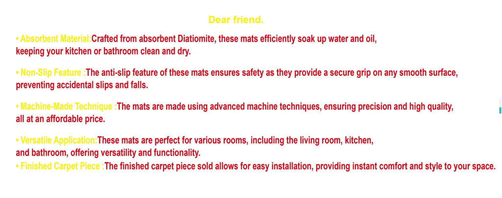 VIKAMA Pet Placemat, Dog Food Mat, Anti-Slip And Leak-Proof Cat And Dog Food Bowl Mat, Diatom Mud Pet Supplies Carpet