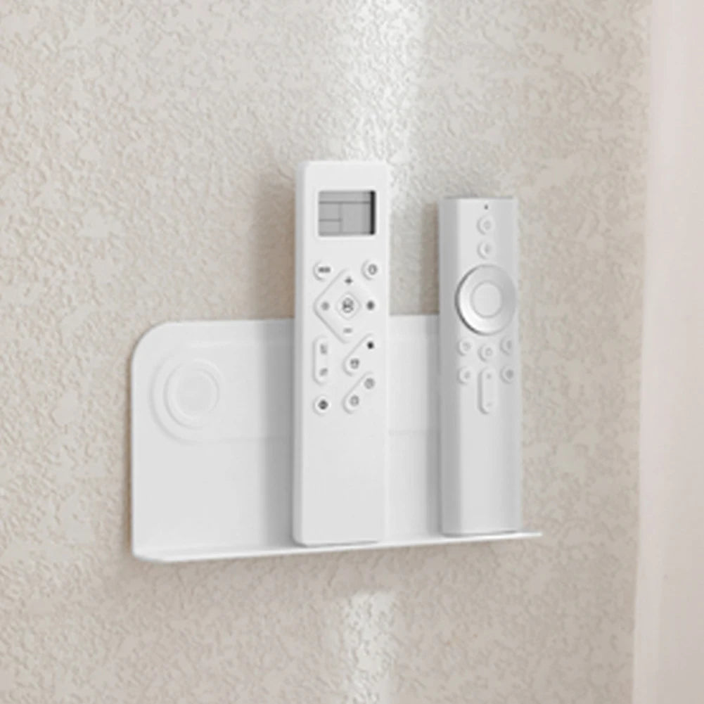 ABS Remote Control Holder Punch-Free Remote Control Magnetic Holder Wall Mount Storage Rack Household Storage Rack