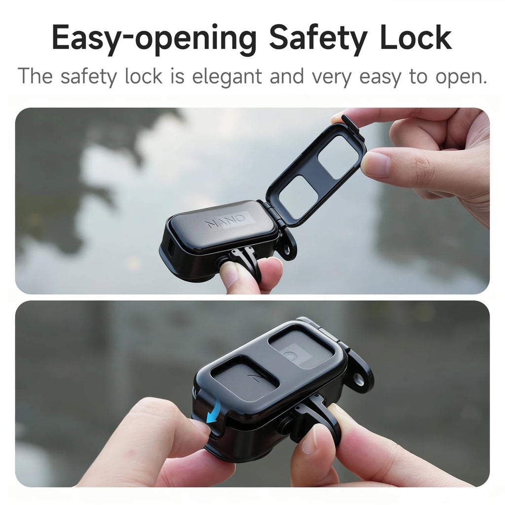 Sunnylife Accessories For DJI Osmo Nano Backpack Clip Magnetic Holder Mount Len Case Bag Protection Expansion Bracket Silicone
