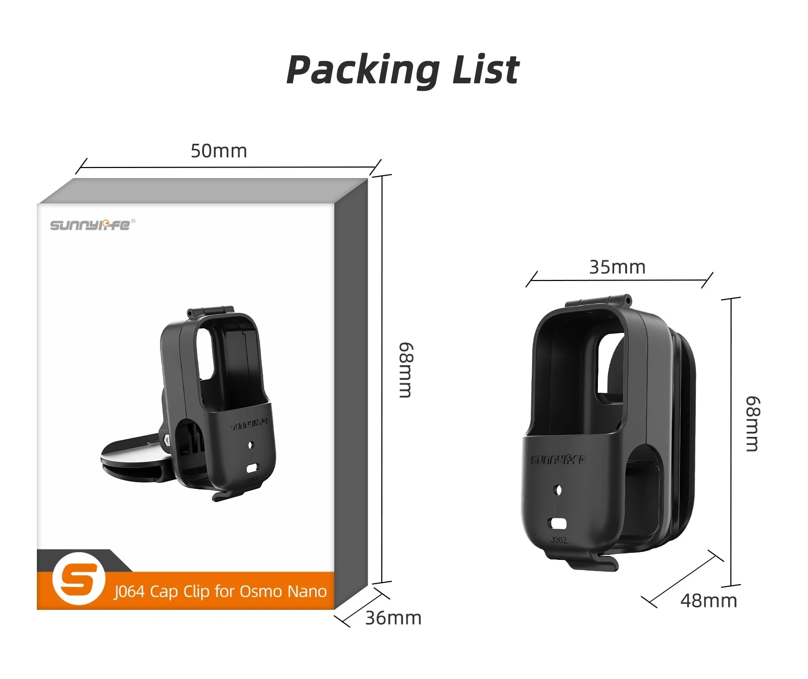 Sunnylife Accessories For DJI Osmo Nano Backpack Clip Magnetic Holder Mount Len Case Bag Protection Expansion Bracket Silicone
