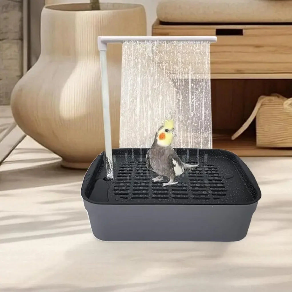 High Quality Automatic Parrot Bird Bath Tub USB Electric Pet Circulating Water Bathtub Bird Bathtub Shower Fountain Pet Supplies