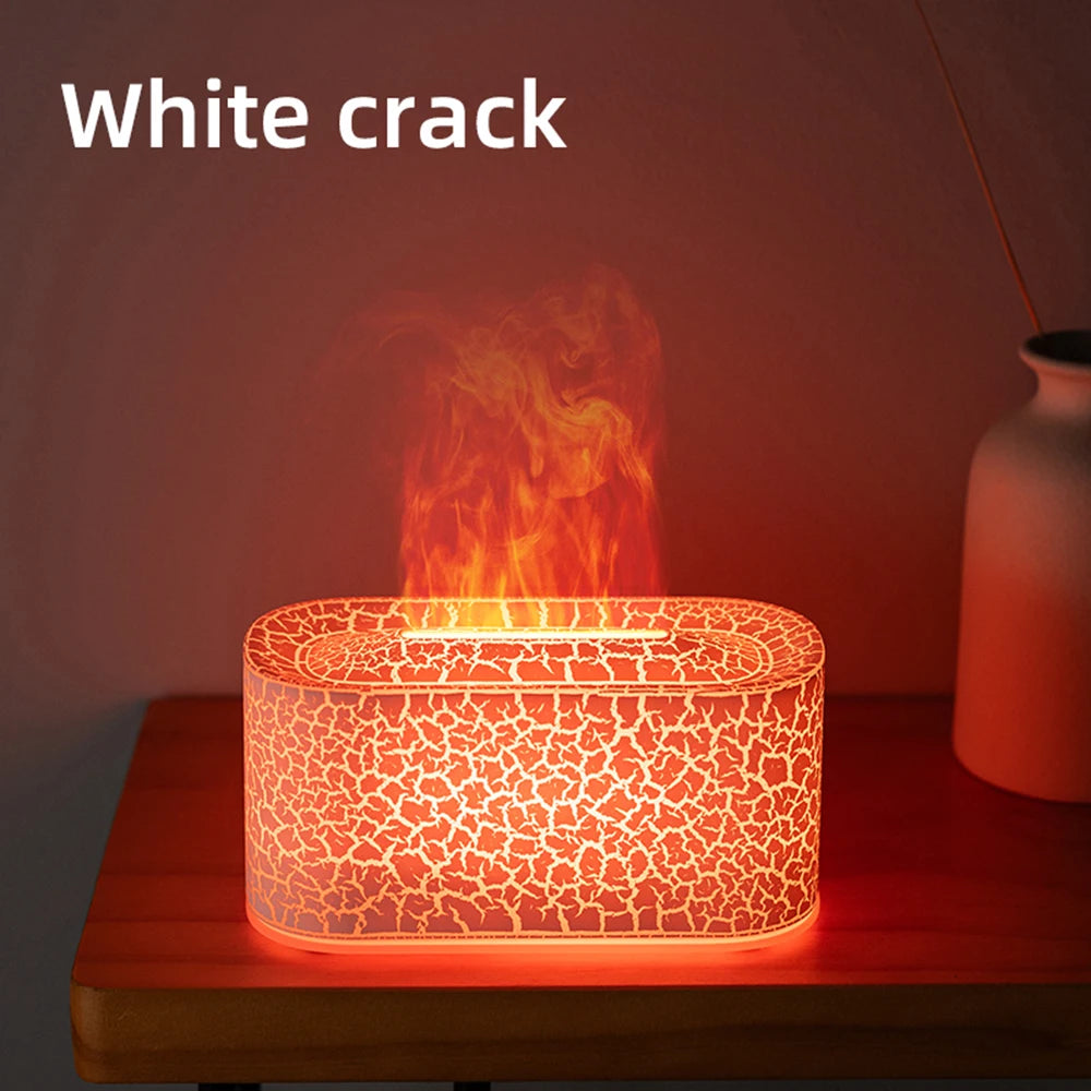 Ember Flame Diffuser — Fireplace-Effect Aromatherapy Humidifier