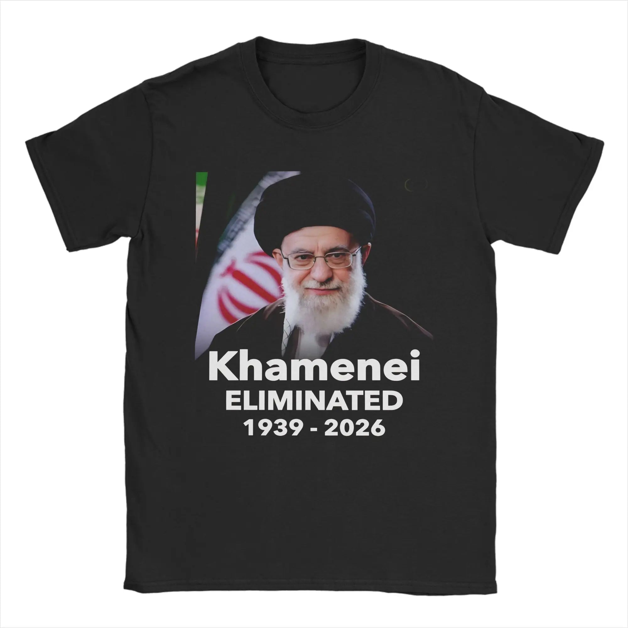 Graphic Printing We Love You Ayatollah RIP 1939-2026 IRAN Ali Khamenei  T Shirt For Unisex  Cotton Tee Shirt Short Sleeve Tops