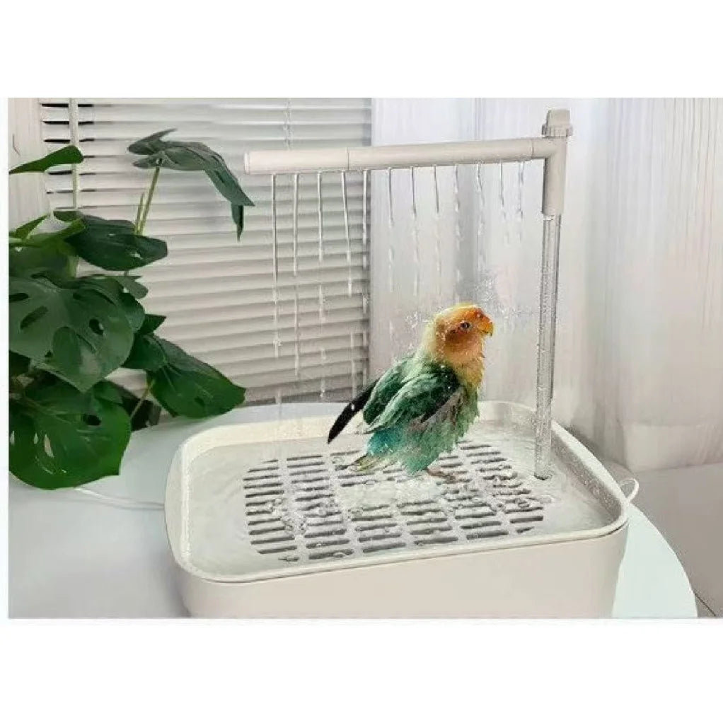 High Quality Automatic Parrot Bird Bath Tub USB Electric Pet Circulating Water Bathtub Bird Bathtub Shower Fountain Pet Supplies