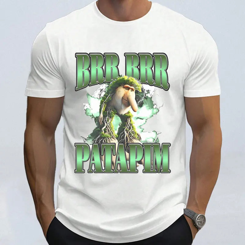 Camiseta Italian Brainrot Cappuccino Assassino T Shirt Men Women Summer O-neck Goth Vintage Official-website Casual Funny Tee
