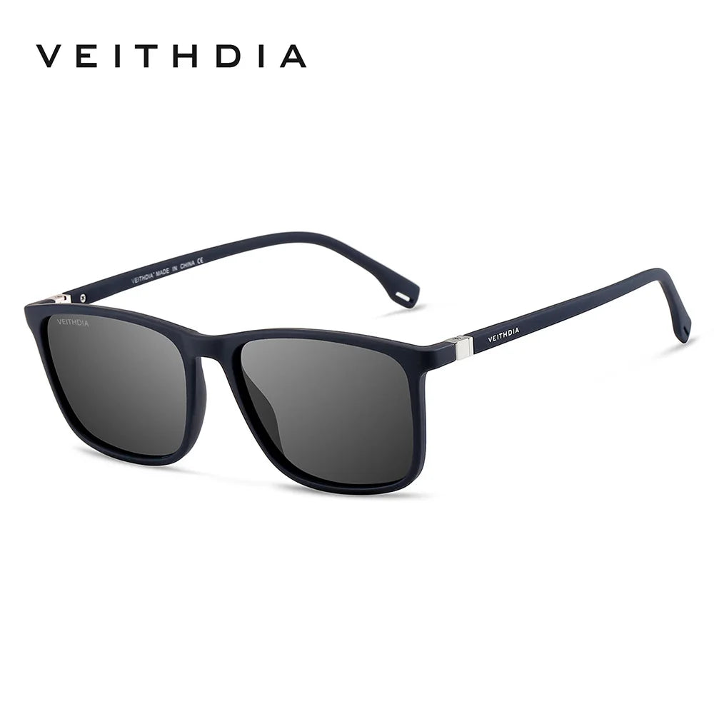 VEITHDIA Brand New Sunglasses Unisex Retro TR90 Sunglasses Polarized UV400 Lens Vintage Eyewear Sun Glasses For Men/Women 7521