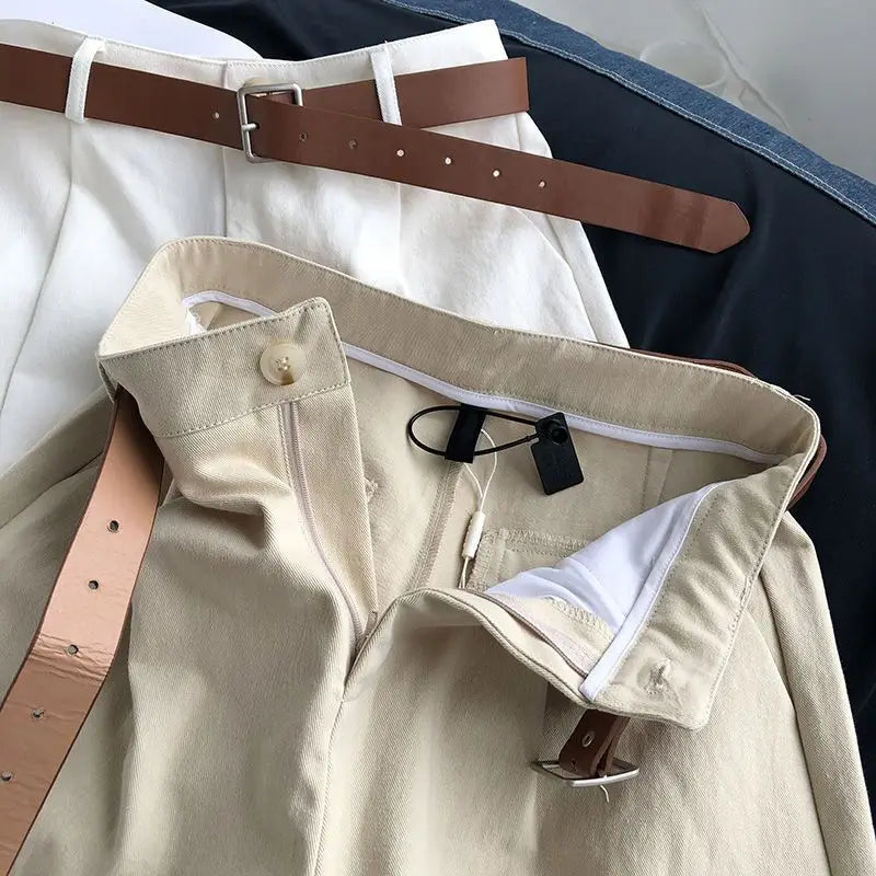 Wide Leg Shorts Women High Waist Solid All-match Streetwear Casual Cargo Loose Fit Cozy Chic Popular Simple Basic Summer Mujer