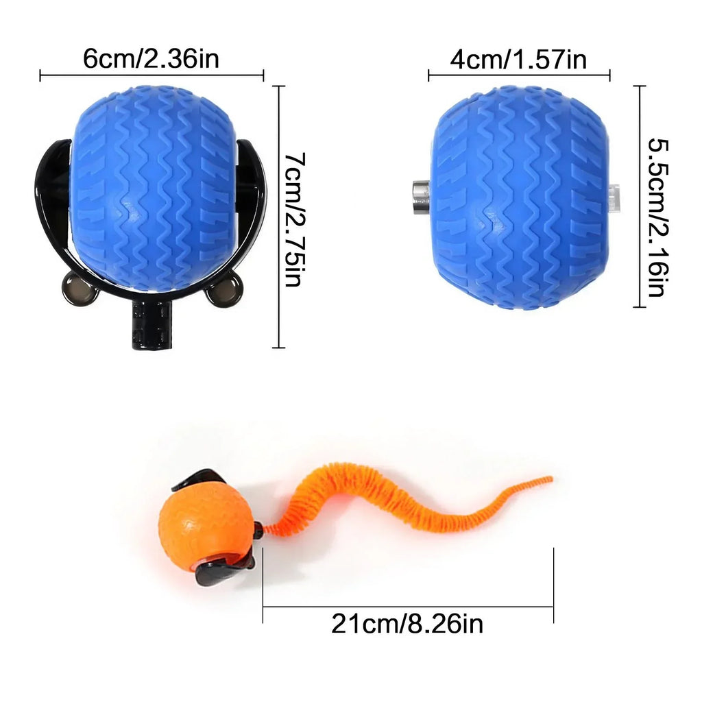 Smart Automatic Rotating LED Cat Teasing Ball, Obstacle Avoidance Interactive Cat Yo-Yo for Kittens Pet Supplies