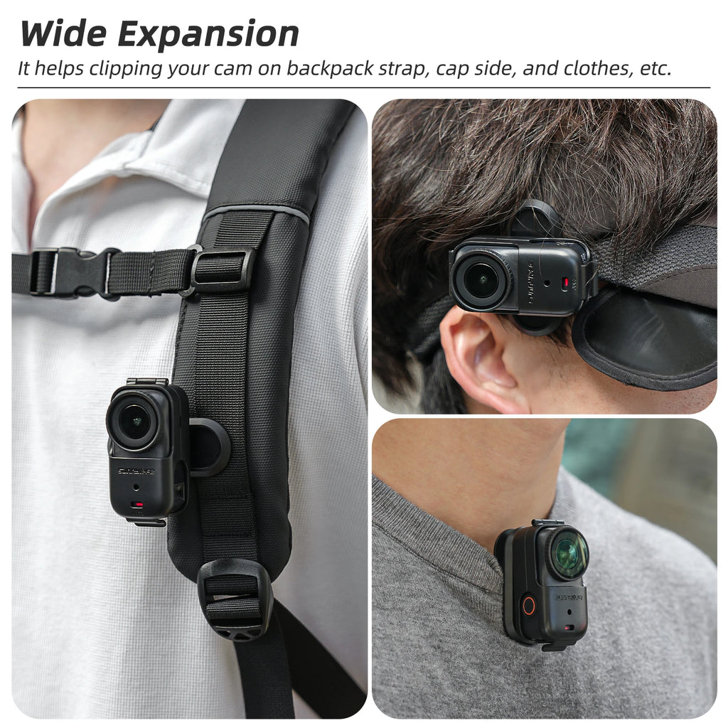 Sunnylife Accessories For DJI Osmo Nano Backpack Clip Magnetic Holder Mount Len Case Bag Protection Expansion Bracket Silicone