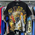 Blind Baby Shinning Diamond Short Sleeve Tshirts for Men and Women Rhinestone Crew Neck Cotton Summer Top Tees Oversized