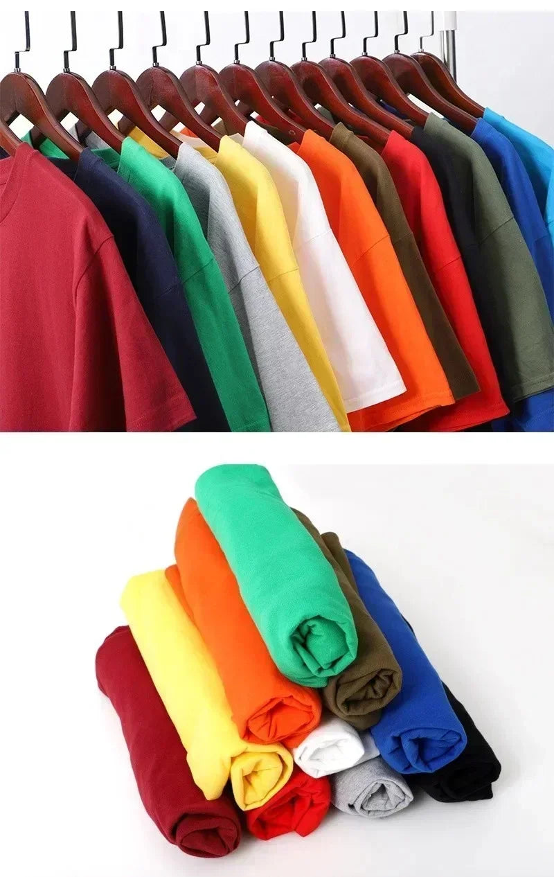 2026 summer New Letter Printing Men's T-shirt High Quality Pure Cotton Unisex Street Wear Short-sleeved Loose Y2K Harajuku shirt