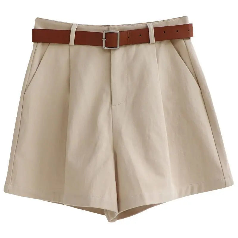 Wide Leg Shorts Women High Waist Solid All-match Streetwear Casual Cargo Loose Fit Cozy Chic Popular Simple Basic Summer Mujer