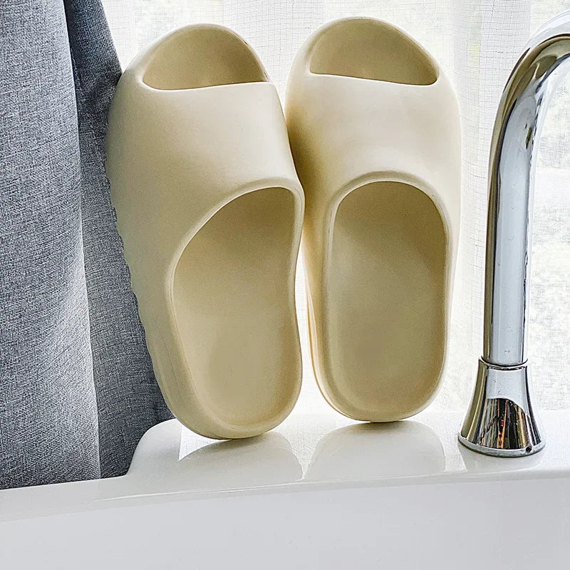 EVA House Shoes Non-Slip thick Soft Platform Slide Sandals for Women Men Indoor Outdoor Shower Bathroom Slipper for Adult