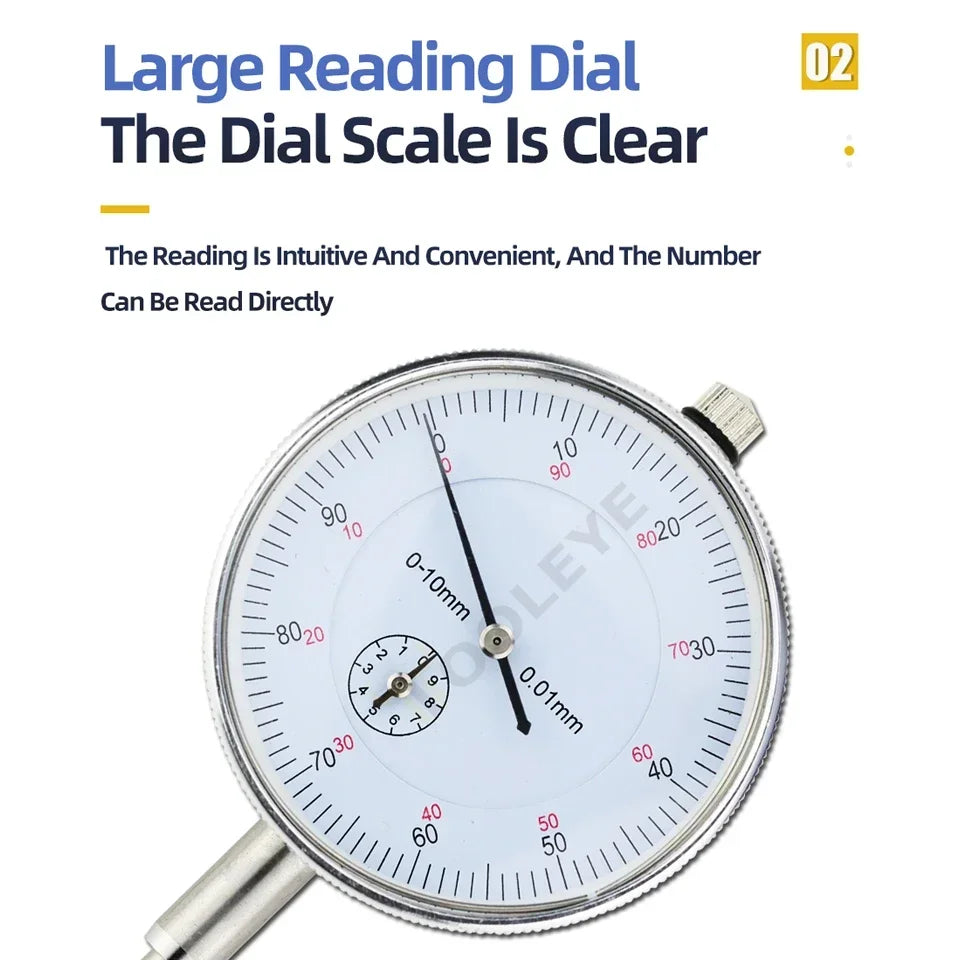 Dial Indicator Magnetic Holder Dial Bore Gauge Magnetic Stand Base Micrometer Measure Tools Hour Type Indicator Comparator Watch