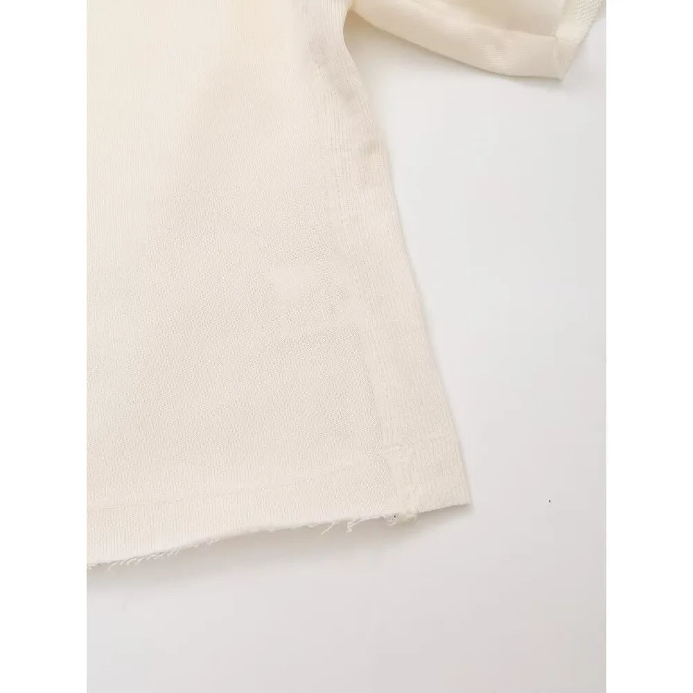 Plush Ensemble Femme 2 Piece COTTON Short Sets for Women Two Colors Text Print O-neck Sweatshirts + Mid Elastic Waistband Shorts