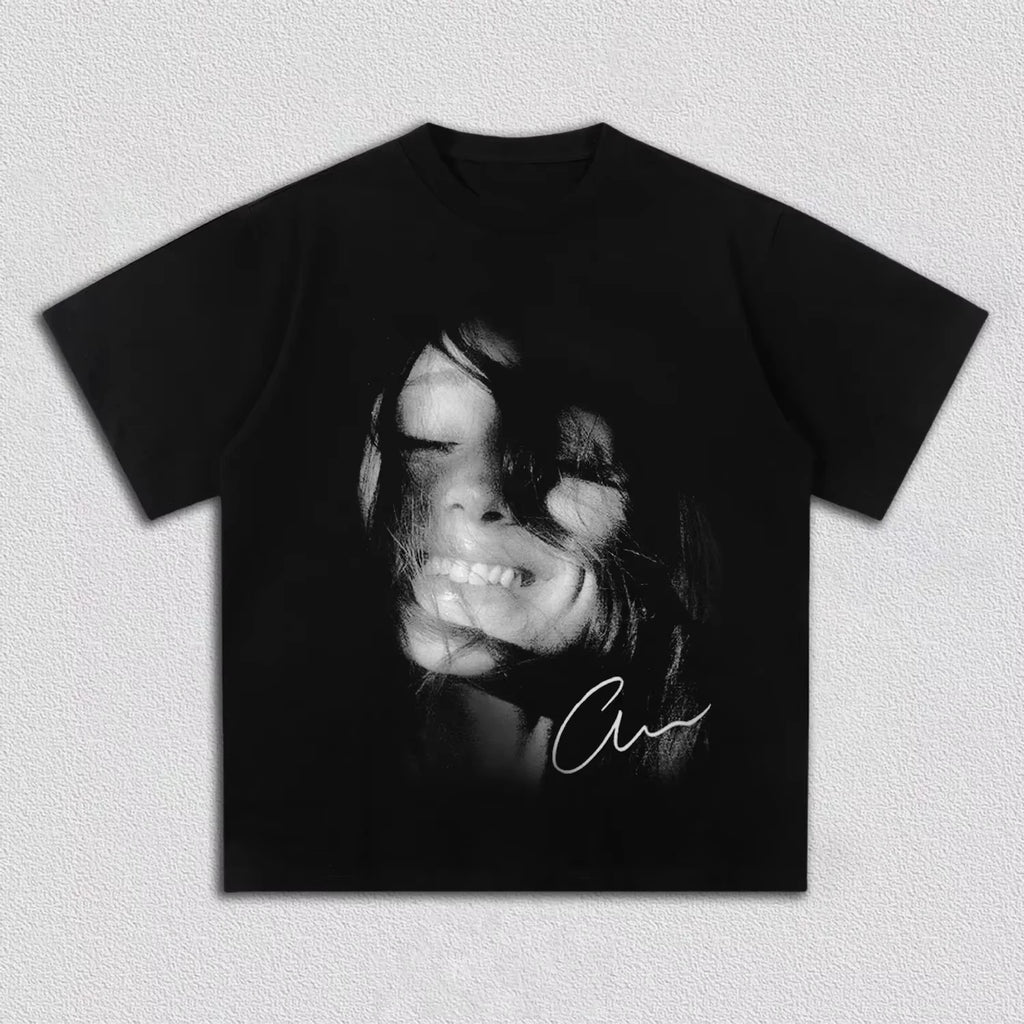 2026 Ariana Grande Petal Photo Merch 2026 T Shirt Cotton Unisex Men‘s T-Shirt Y2k Casual High-Quality Tour Exclusive Fans Tee