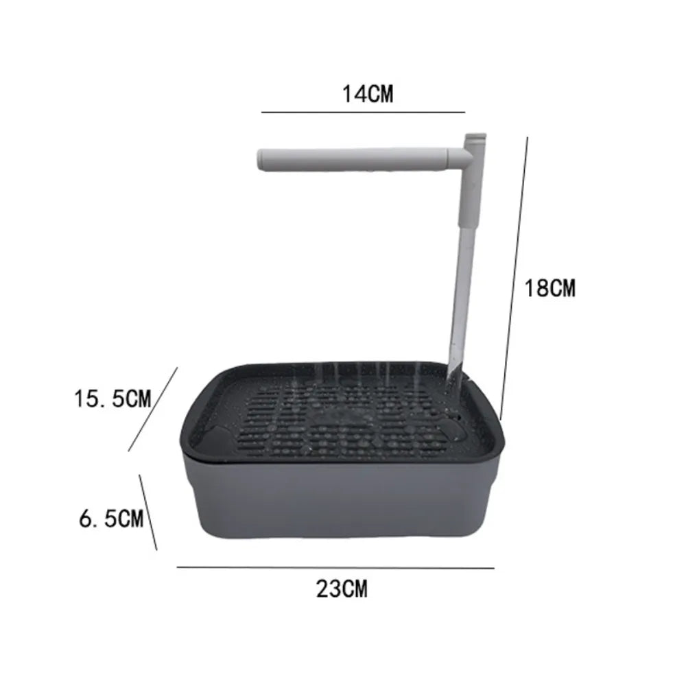 High Quality Automatic Parrot Bird Bath Tub USB Electric Pet Circulating Water Bathtub Bird Bathtub Shower Fountain Pet Supplies