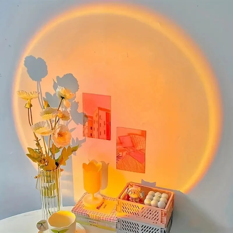 Sunset Glow Lamp — 16-Color Ambient Projection Light