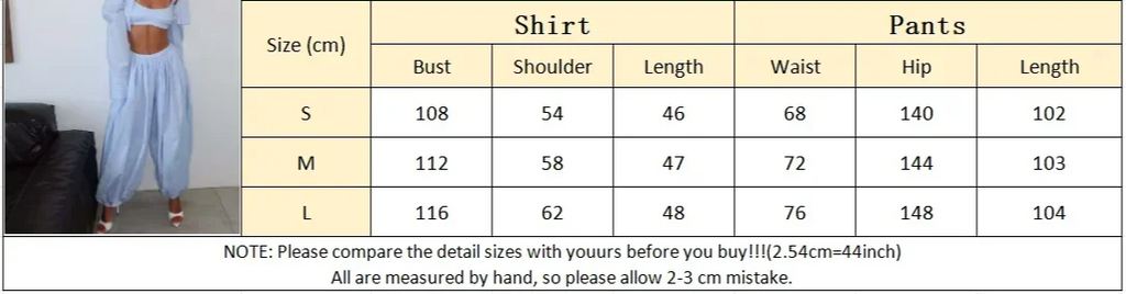 Casual Drop Waist Lantern Pant 3 Pieces Suit Women Stripe Long Sleeves Lapel Loose Shirt Sets 2026 Lady Daily Street Wears New