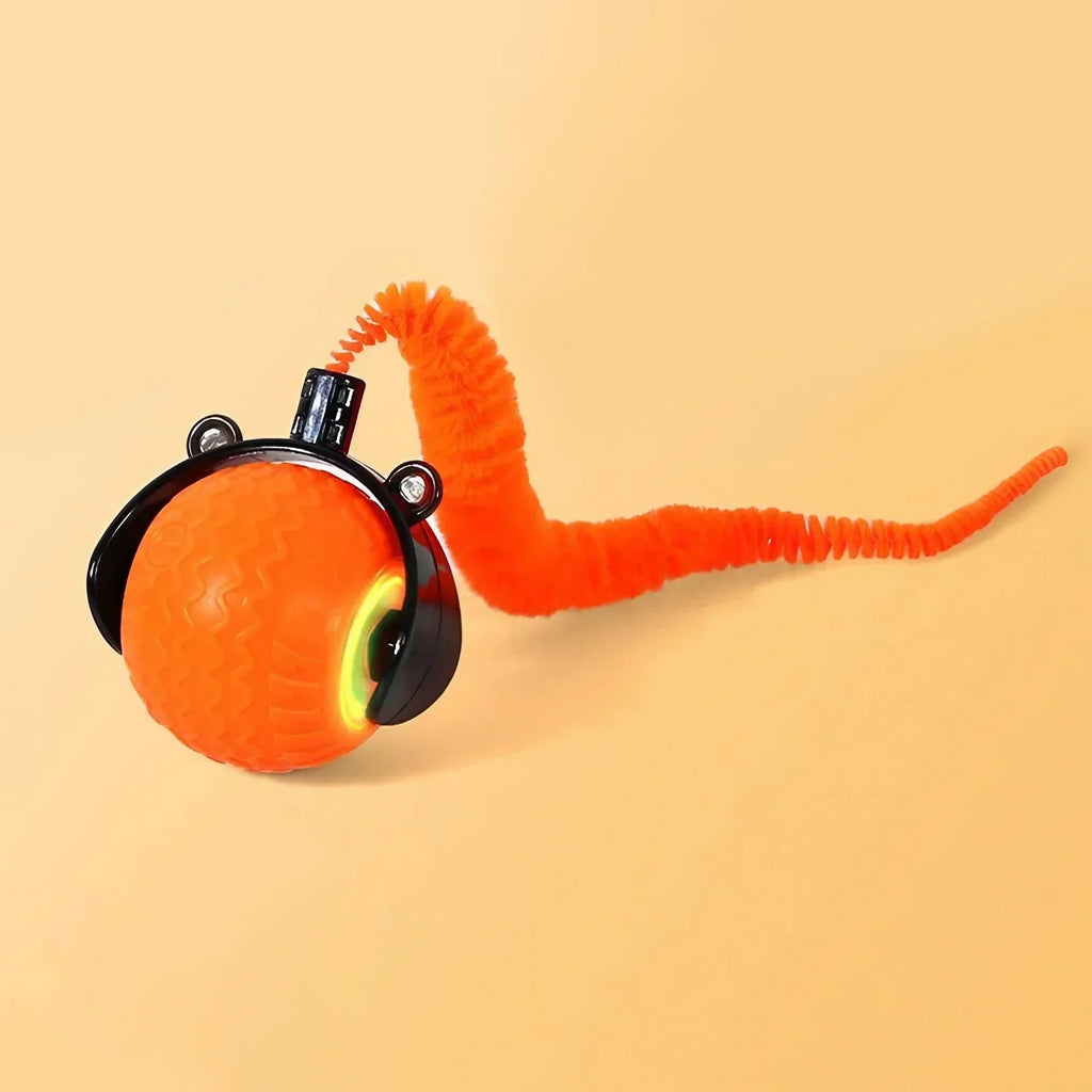 Smart Automatic Rotating LED Cat Teasing Ball, Obstacle Avoidance Interactive Cat Yo-Yo for Kittens Pet Supplies