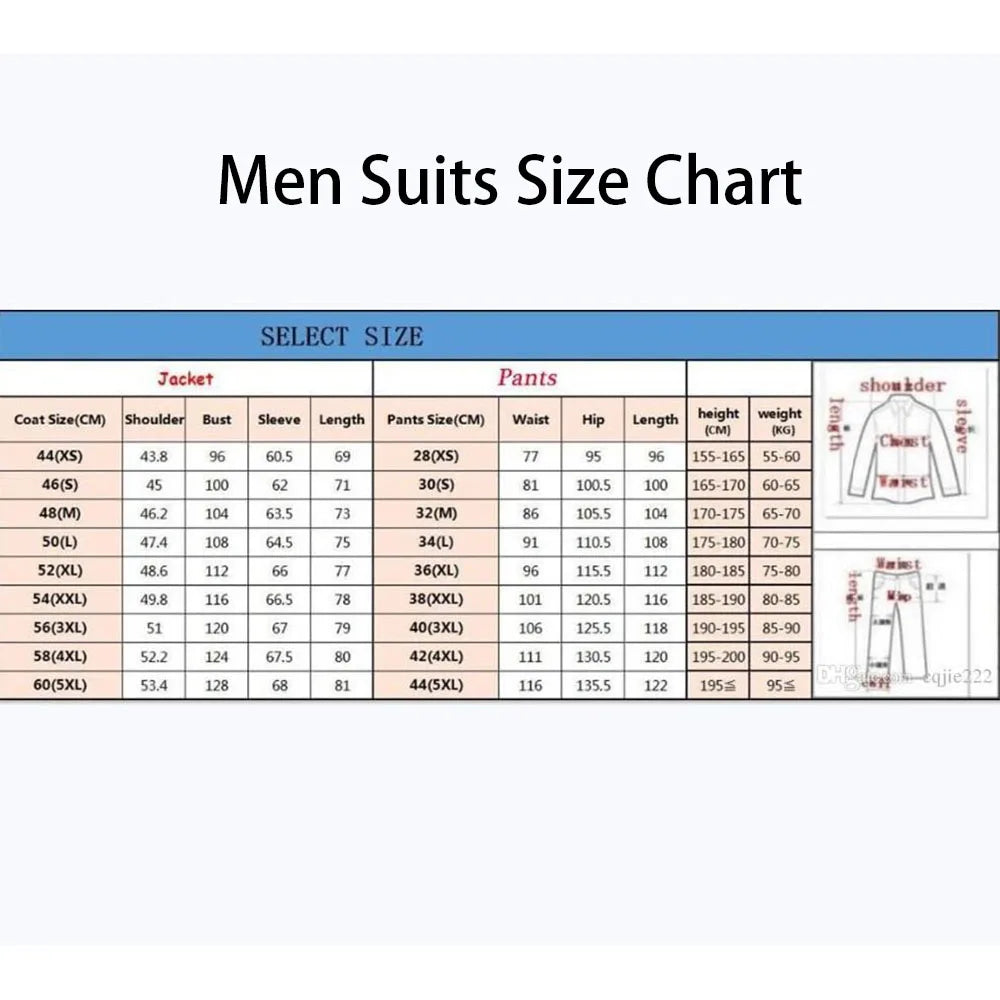 Customzied Men's Suits Elegant Single Breastedn Stand Lapel Blazer Formal Daily 2 Piece Jacket Pants Full Sets Outfits Costume