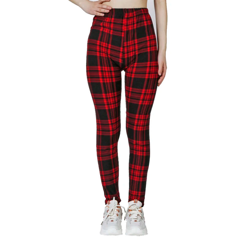 PD474 European and American Casual Fashion Imitation Denim Leggings with High Elasticity Cropped Pants for Women