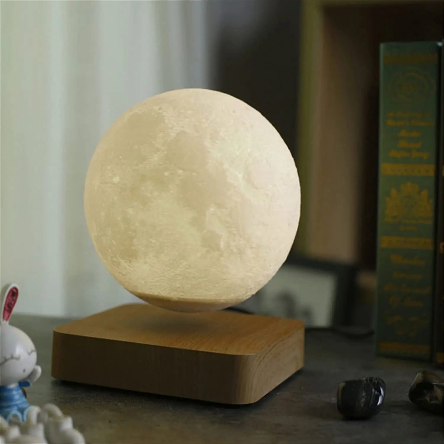 Levitating Moon Lamp — Floating Magnetic Night Light