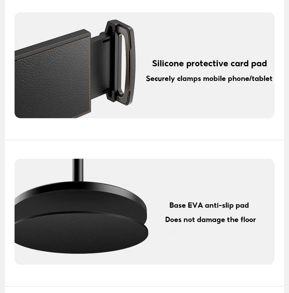 Tablet Stand Phone Holder Floor Lazy Support Stand Desktop Live Broadcast Stand Aluminum Alloy Retractable iPad Clip