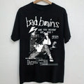 Bad Brains Band Graphic Tee 100% Cotton Soft Comfortable Black Short Sleeve Shirt with Concert Dates Design Casual Crew Neck