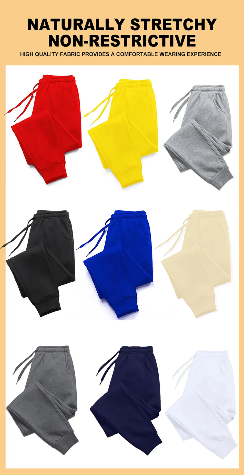Powerhouse Gym Letter Printed Sweatpants Men'S Basics Trousers Elastic Waist Loose Pocket Pants Casual Fleece Warm Men Clothing