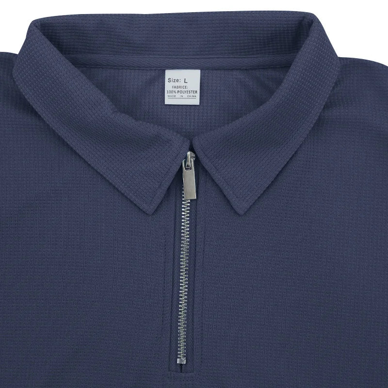 2024 Men's summer suits solid color waffle lapel slim-fit short sleevett-shirt casual fashion men's clothing free shipping